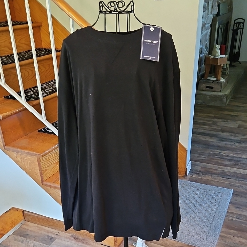 👔Architect Premium Black Crew Neck T Shirt